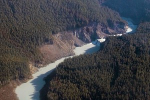 Waterfall, Coastal Alaska south of Cordova