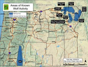 Oregon Wolf Use Map
