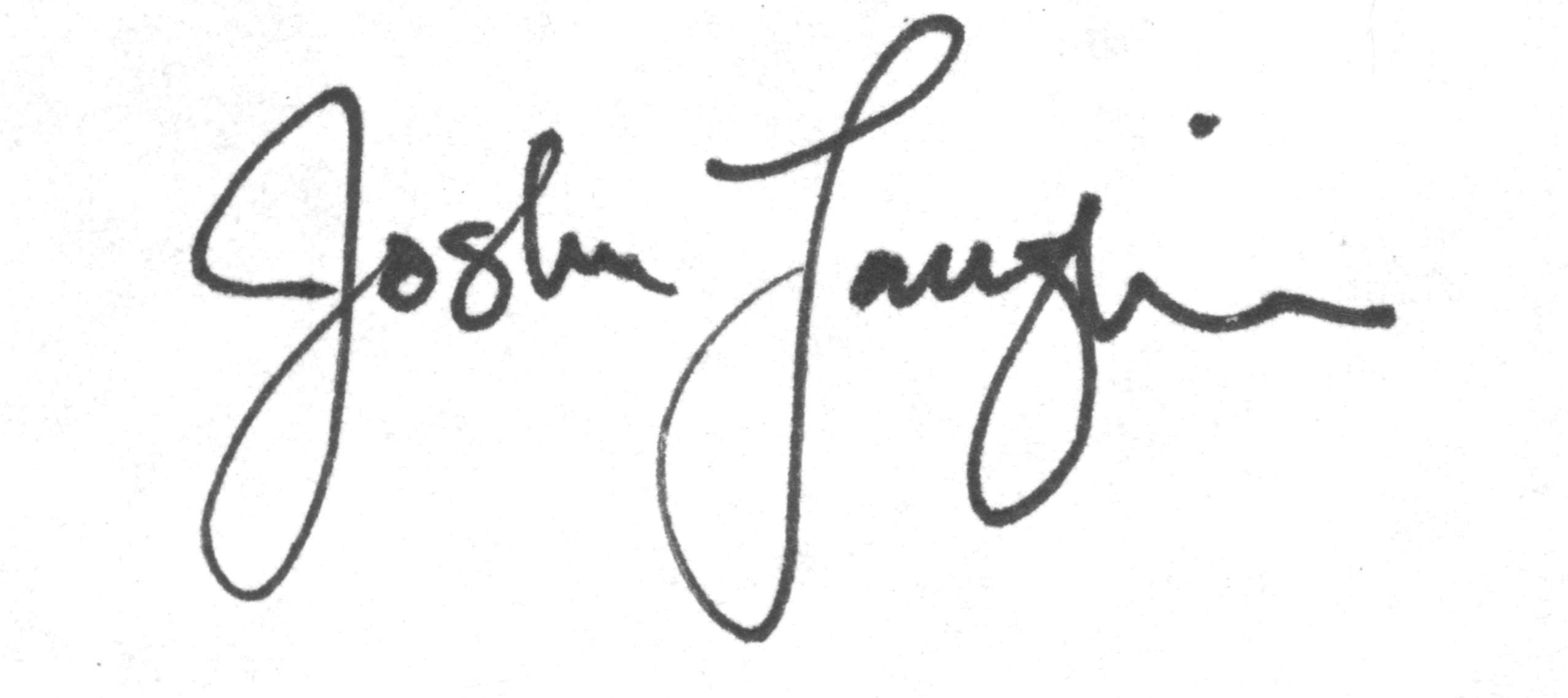 Josh Laughlin Signature