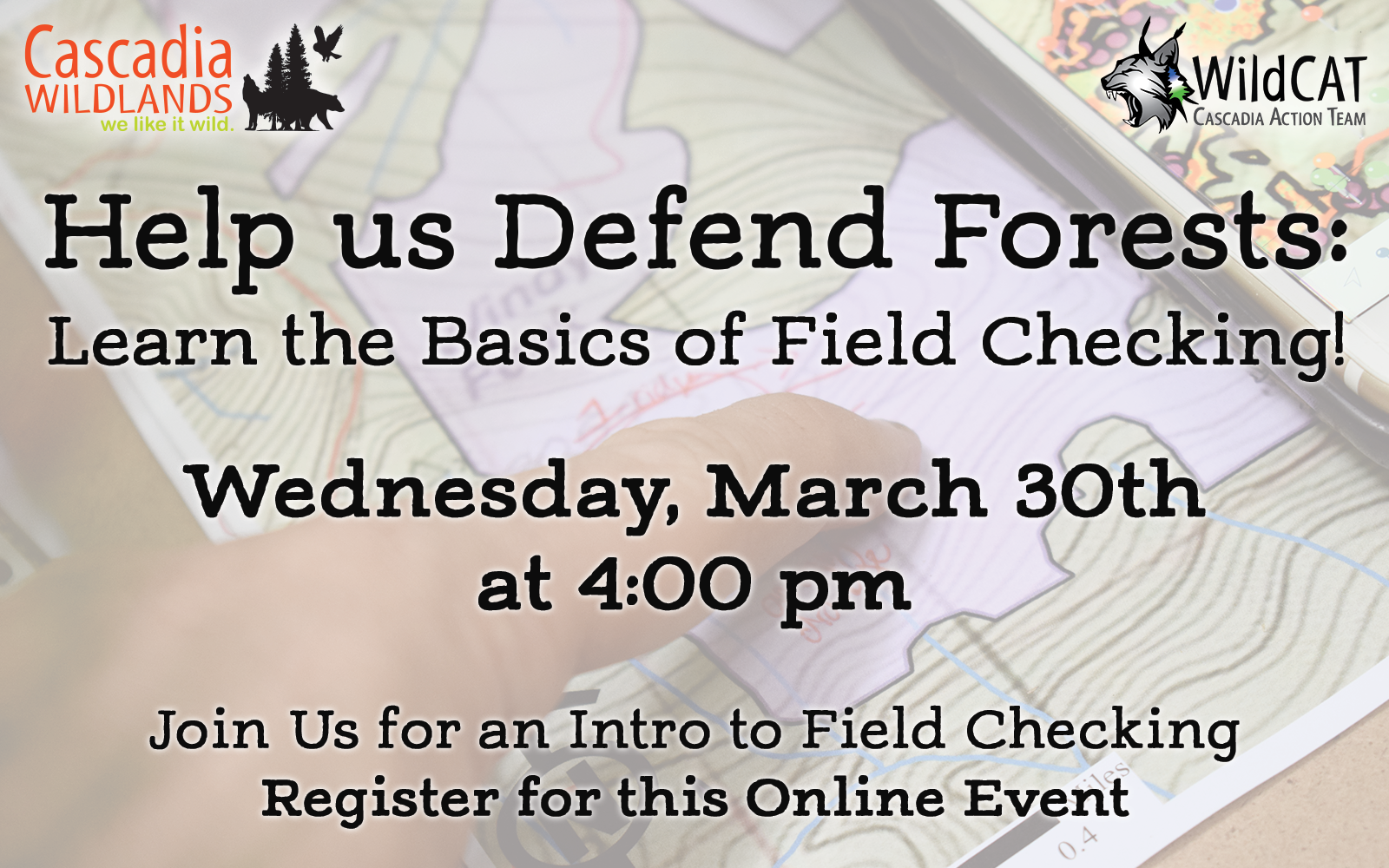 Intro to Field Checking — Wed. March 30 @ 4pm