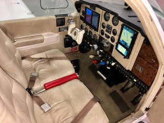 Sightseeing Flight — cockpit