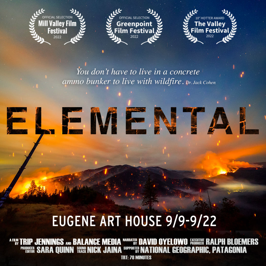 ELEMENTAL Film Premier and Additional Showings in Eugene and Surrounding Area — Sept 2022
