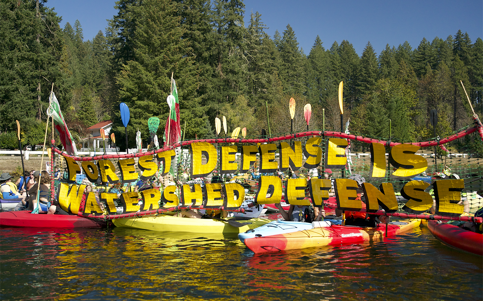 Press Release: Over 100 “Kayaktivists” and Community Members Protest Old-Growth Logging